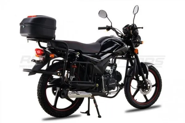 Мопед ROCKOT (Рокот) ALPHA TOURIST M - 12 49.9 (125) чёрный глянцевый | Мототека